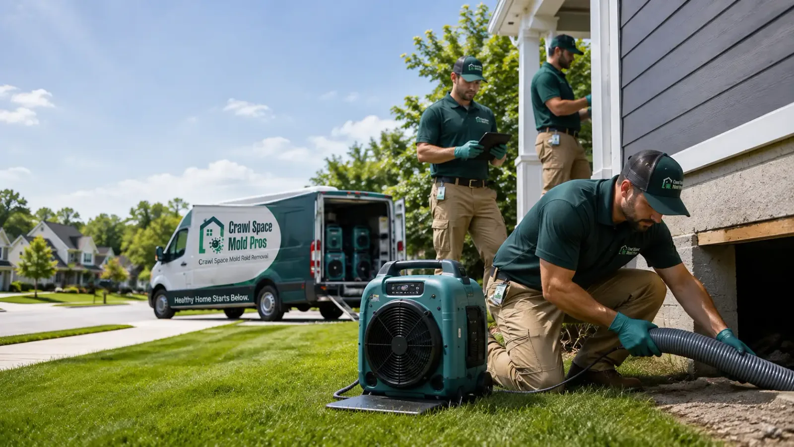 Crawl Space Mold Removal in Neffs, PA